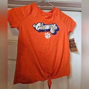 NWT Clemson Tigers Rivalry Threads Orange KZids Tee. Size:M 7/9.